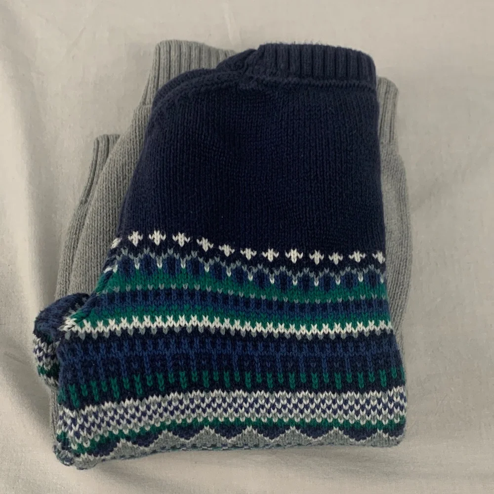 Janie and Jack Fair Isle Nordic Crewneck Pullover Sweater Size 5 Fall Winter